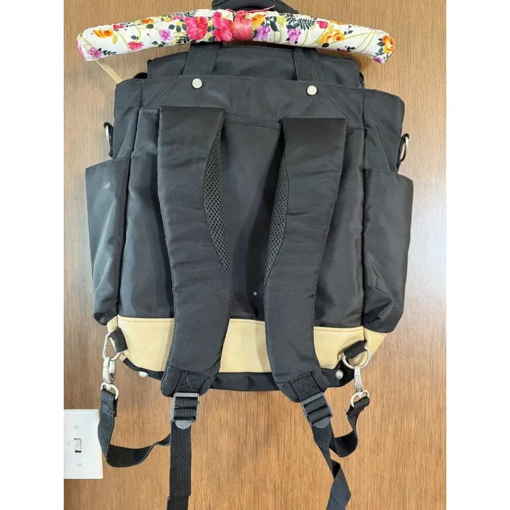 Ergobaby Coffee Run Tote Diaper Bag 15 pockets insulated pocket backpack Neutral